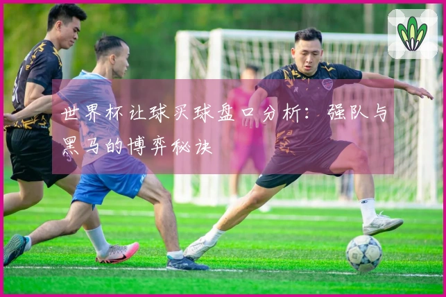 世界杯让球买球盘口分析：强队与黑马的博弈秘诀